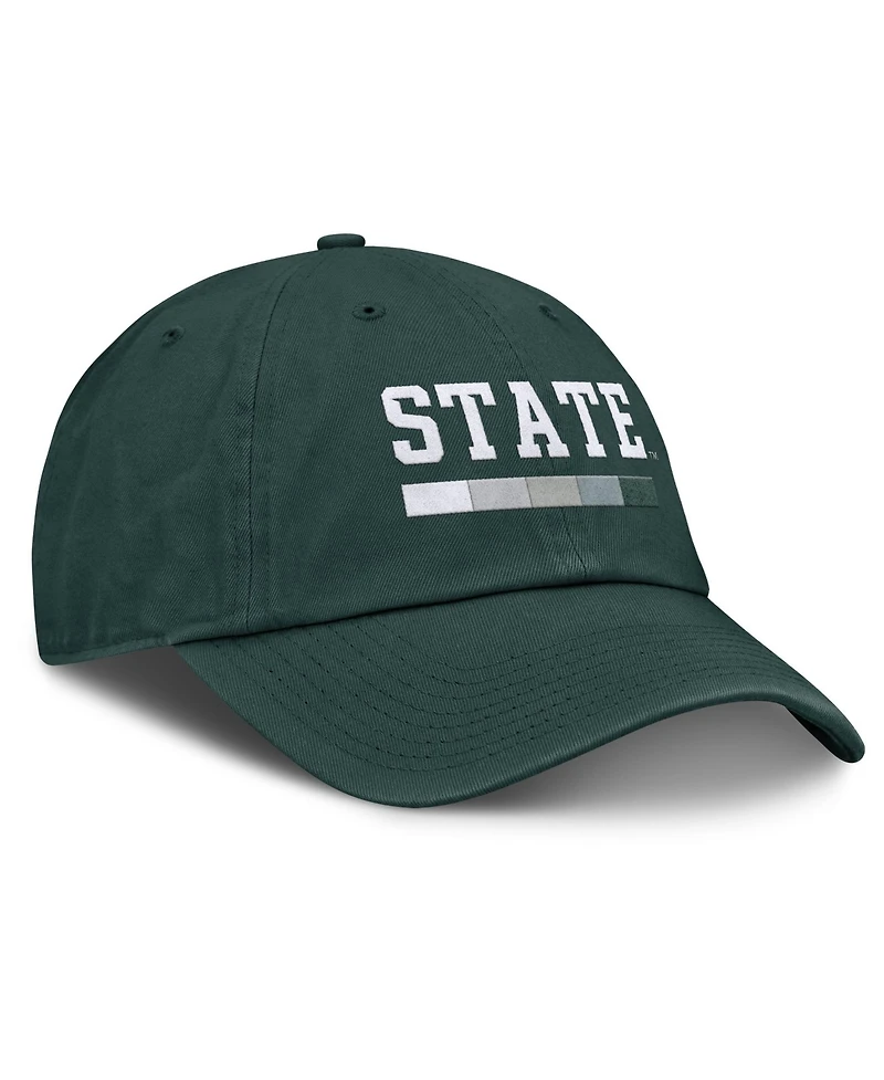 Men's Nike Green Michigan State Spartans Club Campus Adjustable Hat