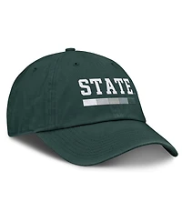 Men's Nike Green Michigan State Spartans Club Campus Adjustable Hat