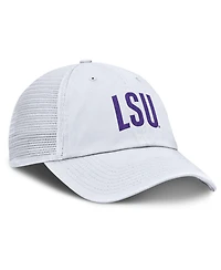 Nike Men's White Lsu Tigers Club Campus Trucker Adjustable Hat