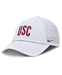 Nike Men's White Usc Trojans Club Campus Trucker Adjustable Hat