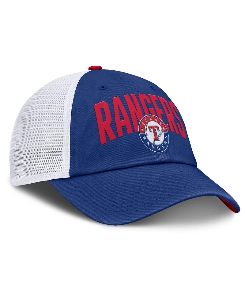 Men's Nike Royal Texas Rangers Primetime Club Adjustable Trucker Hat