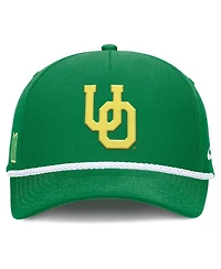 Men's and Women's Nike Green Oregon Ducks 2026 Basketball Refresh 5-Panel Rope Rise Hat