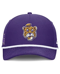Men's and Women's Nike Purple Lsu Tigers 2026 Basketball Refresh 5-Panel Rope Rise Hat