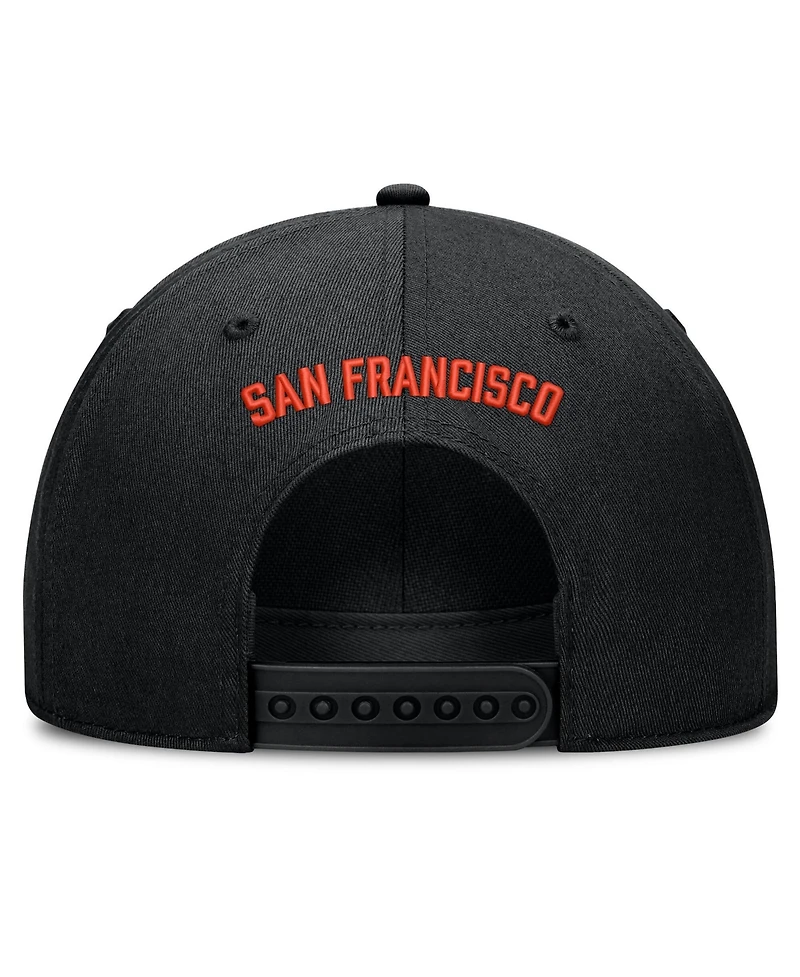 Men's Nike Black San Francisco Giants Cooperstown Rise Adjustable Hat