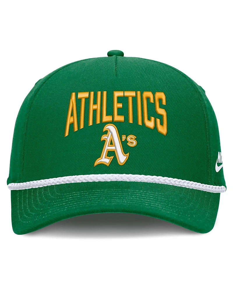 Men's Nike Green Oakland Athletics Cooperstown Rise Adjustable Hat