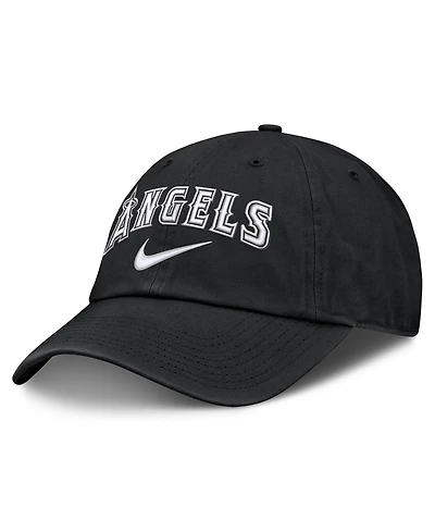 Men's Nike Black Los Angeles Angels Primetime Club Adjustable Hat