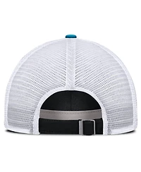 Men's Nike Black Miami Marlins Primetime Club Adjustable Trucker Hat