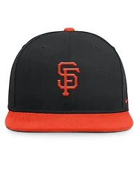 Men's Nike Black/Orange San Francisco Giants Primetime Pro Dri-fit snapback Hat