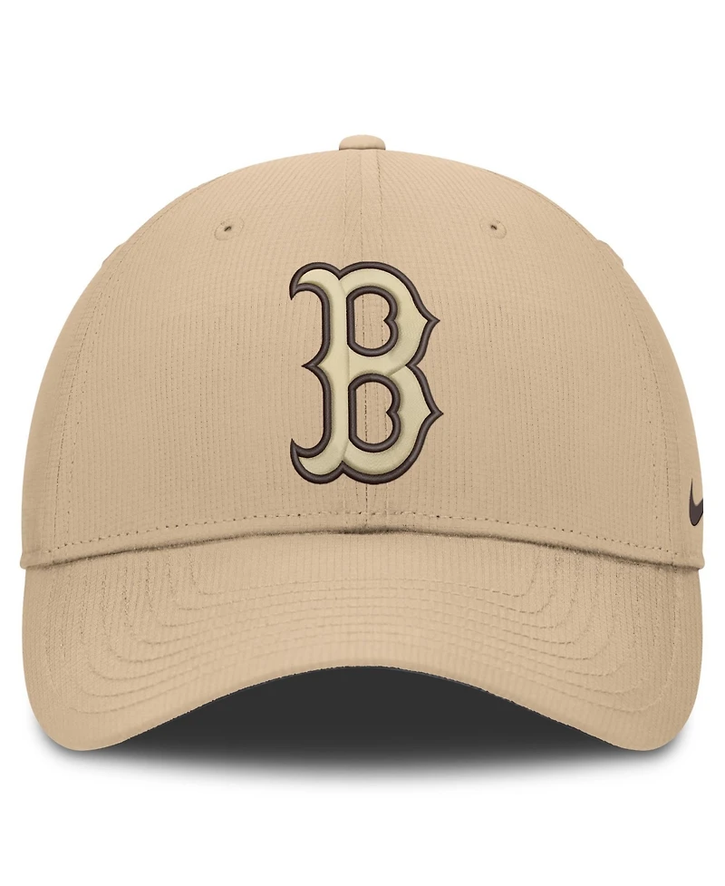 Nike Men's Khaki Boston Red Sox Desert Ripstop Club Adjustable Hat