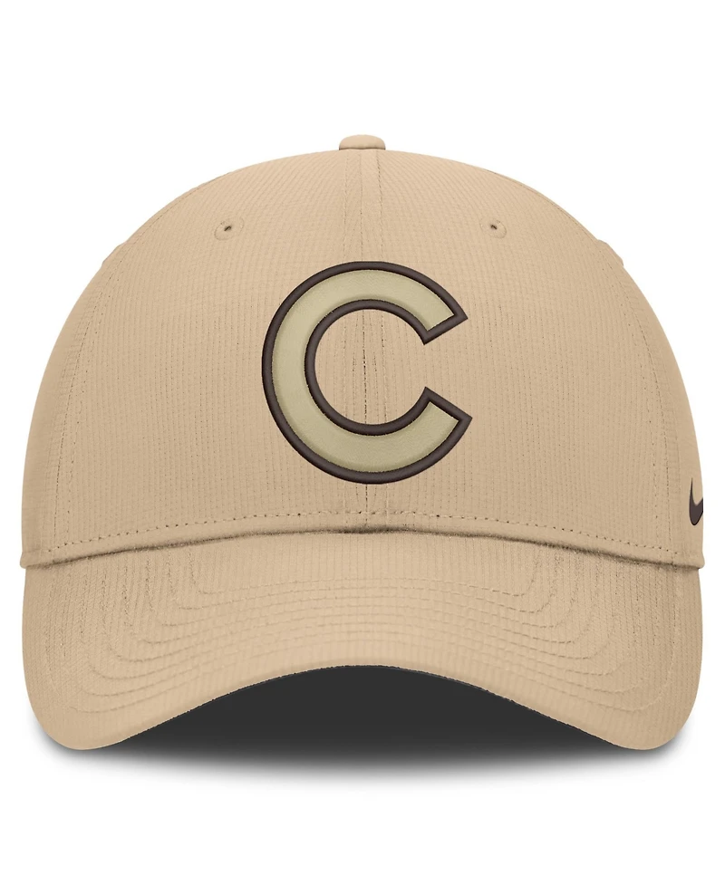 Nike Men's Khaki Chicago Cubs Desert Ripstop Club Adjustable Hat