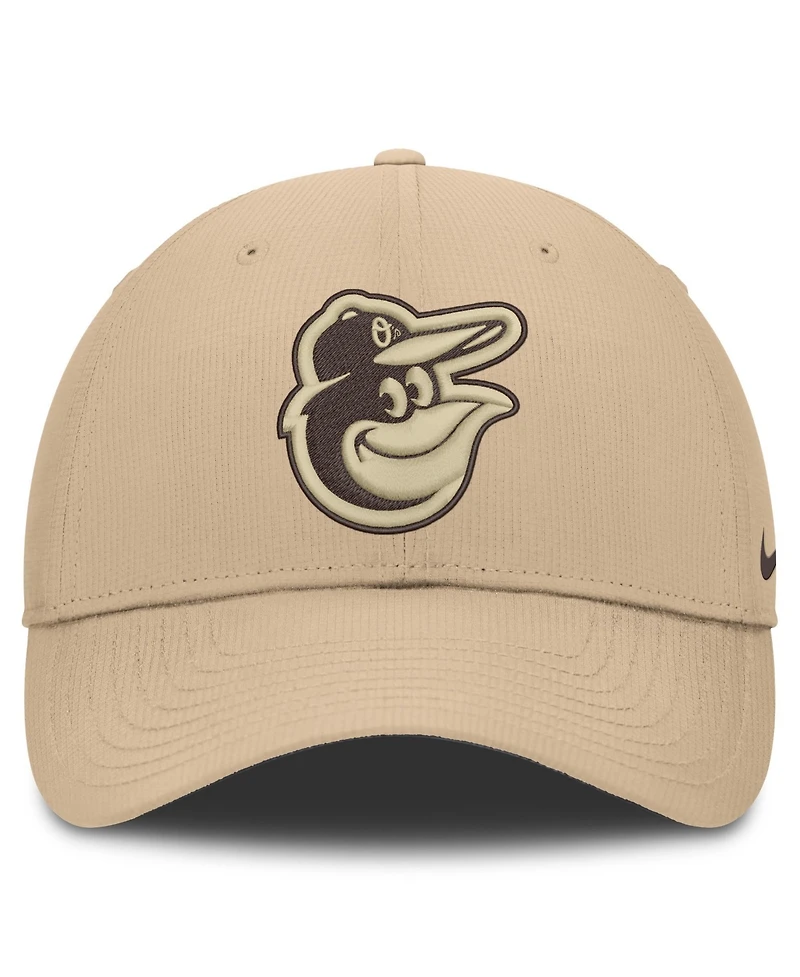 Nike Men's Khaki Baltimore Orioles Desert Ripstop Club Adjustable Hat