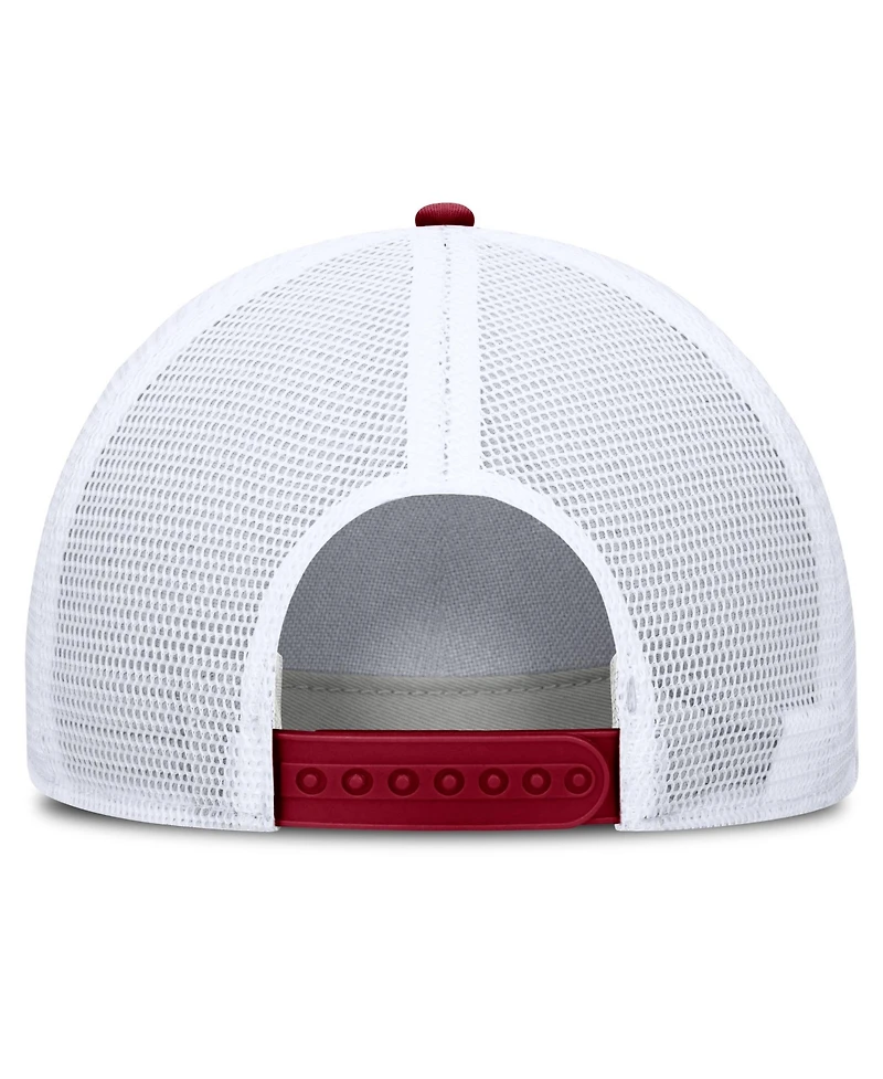 Men's and Women's Nike White Alabama Crimson Tide Country Club Golfin' Rise Trucker Adjustable Hat