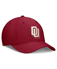 Nike Men's Crimson Oklahoma Sooners Dri-fit Vintage Rise Swooshflex Flex Hat