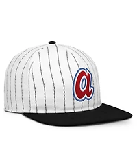 Men's Nike White/Black Atlanta Braves Cooperstown Collection Pro Adjustable Hat