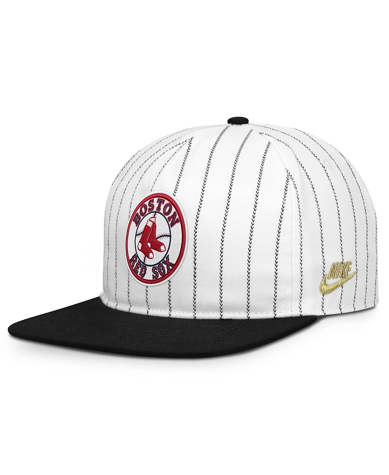 Men's Nike White/Black Boston Red Sox Cooperstown Collection Pro Adjustable Hat