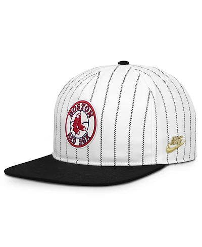 Men's Nike White/Black Boston Red Sox Cooperstown Collection Pro Adjustable Hat