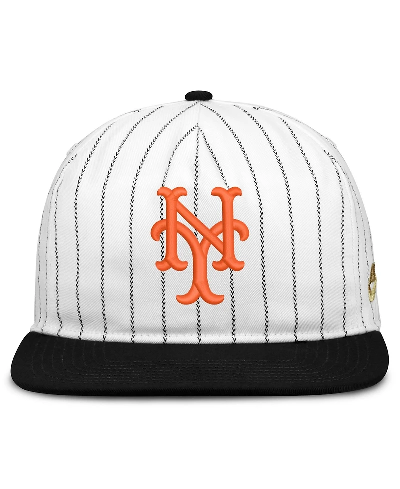 Men's Nike White/Black New York Mets Cooperstown Collection Pro Adjustable Hat