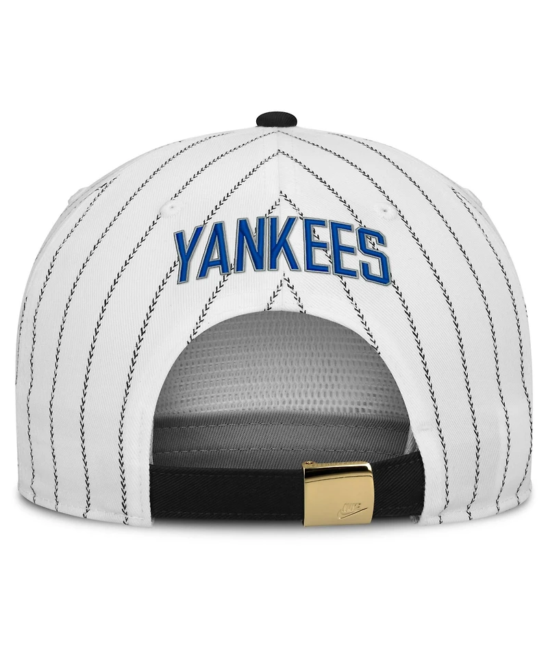 Men's Nike White/Black New York Yankees Cooperstown Collection Pro Adjustable Hat