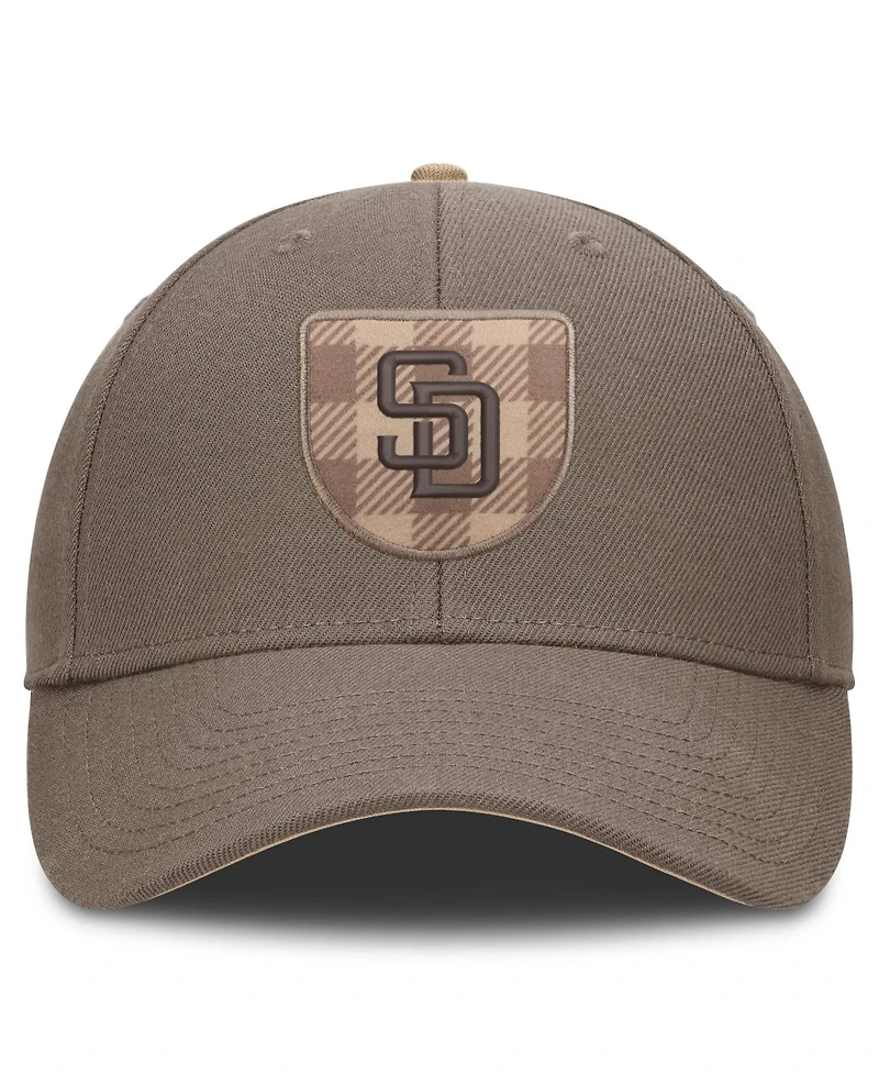 Nike Men's Brown San Diego Padres Statement Rise Adjustable Hat