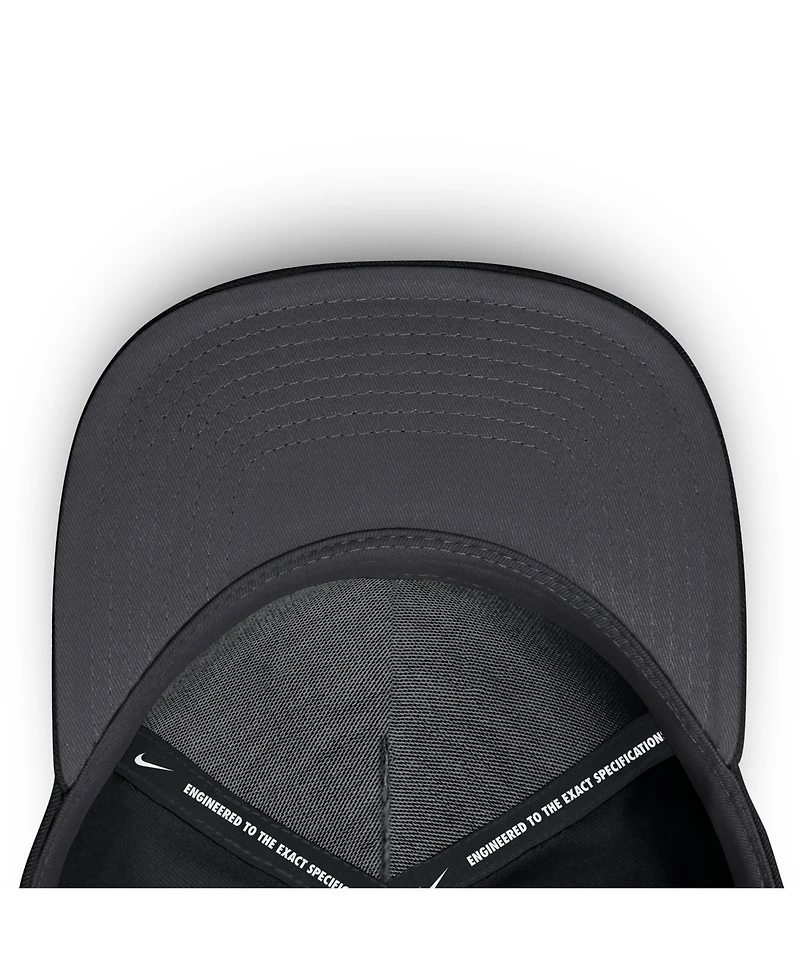 Men's Nike Black Duke Blue Devils 2026 Sideline Dri-fit Rise Adjustable Hat
