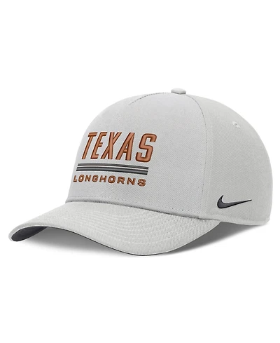 Men's Nike Gray Texas Longhorns 2026 Sideline Dri-fit Rise Adjustable Hat