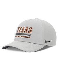 Men's Nike Gray Texas Longhorns 2026 Sideline Dri-fit Rise Adjustable Hat