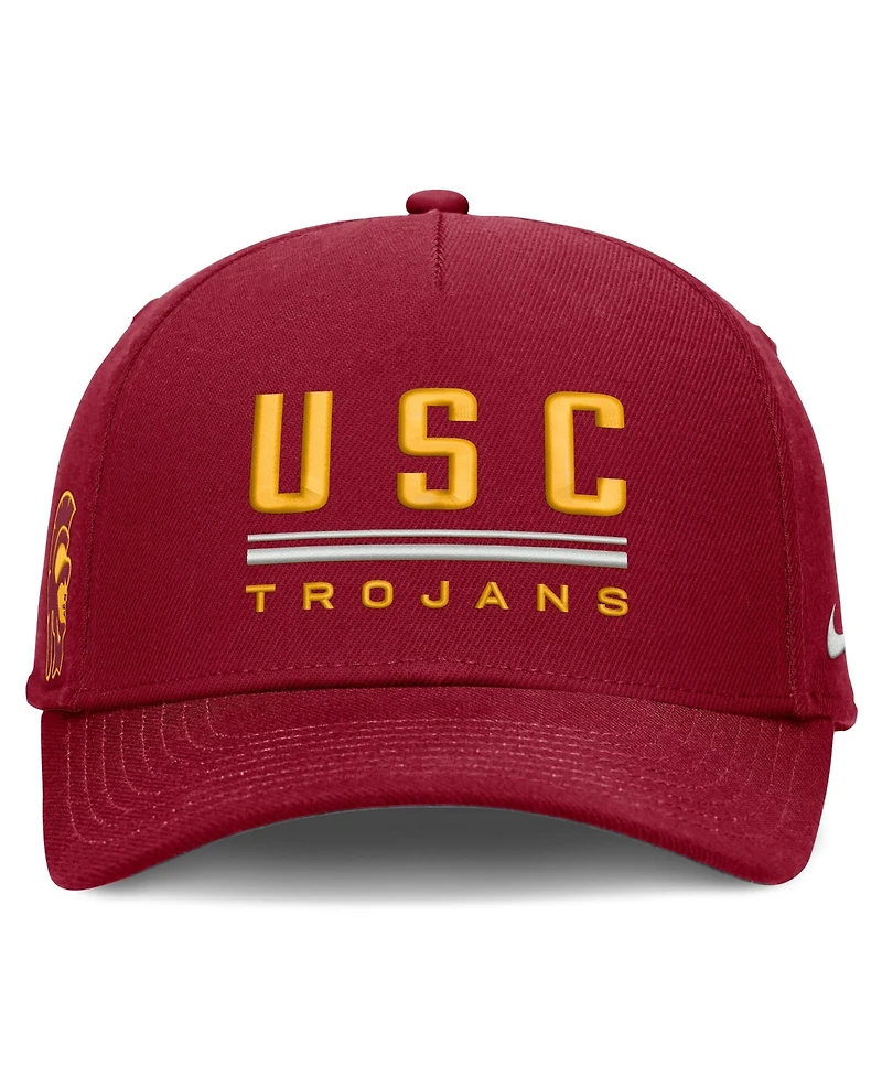 Nike Men's Cardinal Usc Trojans 2026 Sideline Dri-fit Rise Adjustable Hat