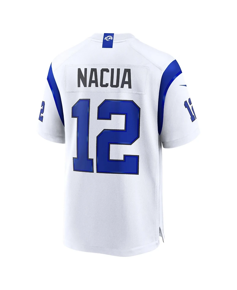 Men's Nike Puka Nacua Los Angeles Rams Fearsome White Game Jersey