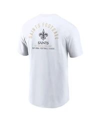 Nike Men's White New Orleans Saints Split Logo T-Shirt