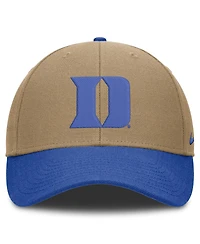 Men's and Women's Nike Beige/Royal Duke Blue Devils Primetime Rise Dri-fit Adjustable Hat