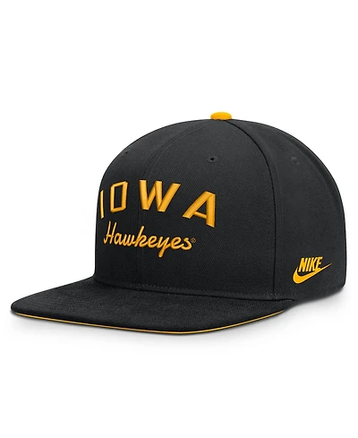 Nike Men's Black Iowa Hawkeyes Legacy Snapback Hat