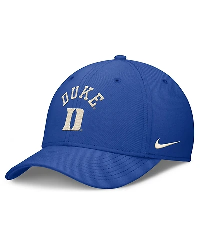 Nike Men's Royal Duke Blue Devils Campus Prep Chained Arched Swooshflex Flex Hat