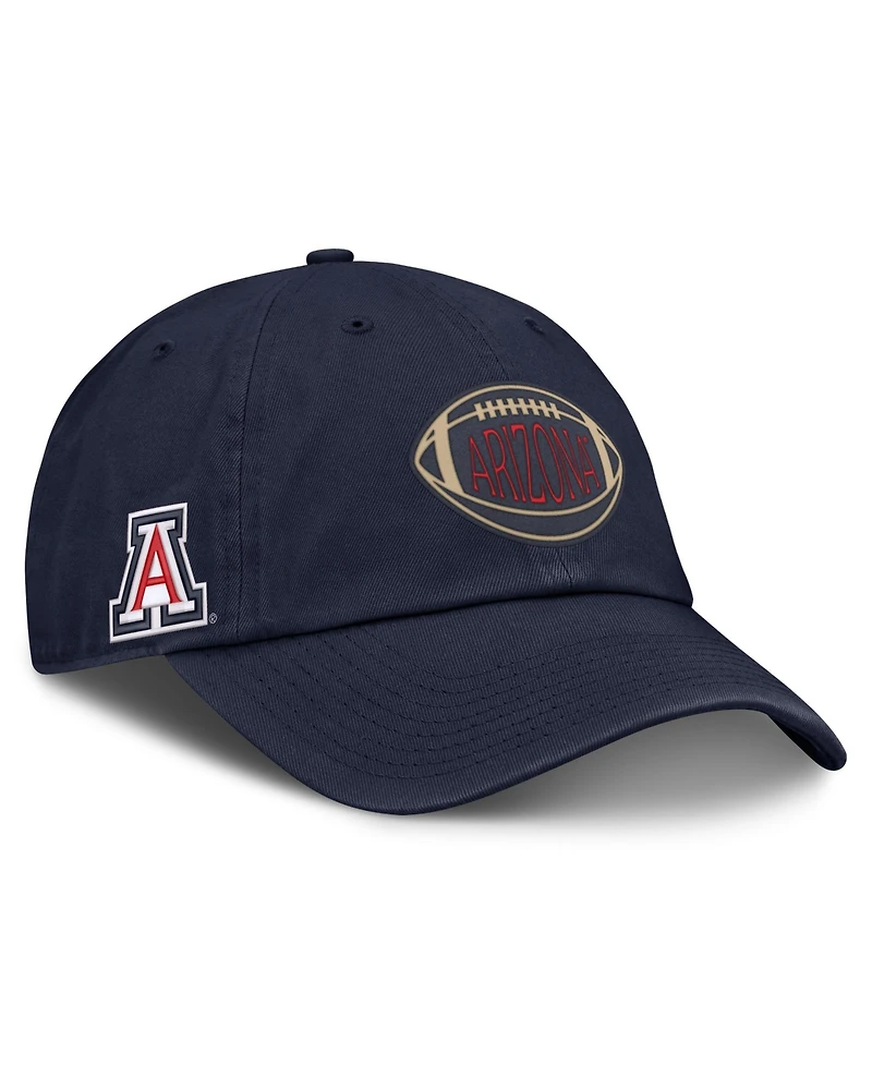 Nike Men's and Women's Navy Arizona Wildcats Campus Prep Football Club Adjustable Hat