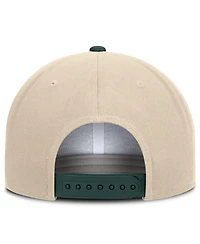 Nike Men's and Women's Natural/Green Michigan State Spartans Campus Prep Snapback Hat