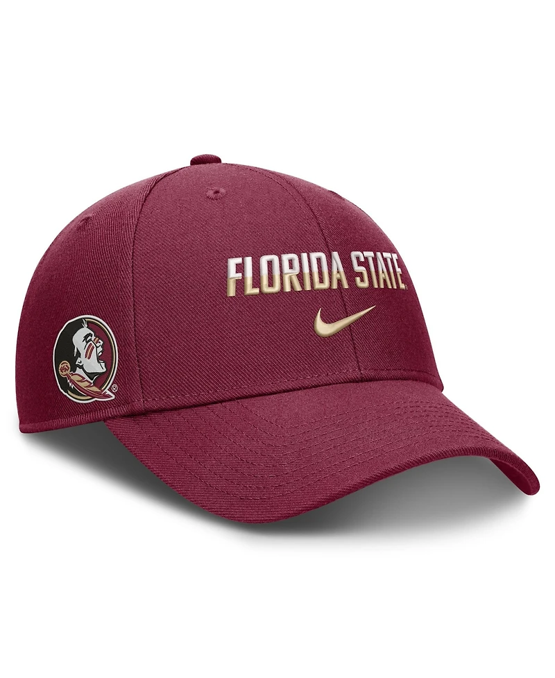 Men's and Women's Nike Garnet Florida State Seminoles 2026 On-Field Gameday Rise Adjustable Hat