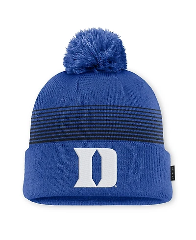 Men's and Women's Nike Royal Duke Blue Devils 2026 On-Field Cuffed Knit Hat with Pom