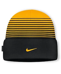Men's and Women's Nike Black/Gold Iowa Hawkeyes On-Field Utility Knit Hat