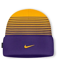 Men's and Women's Nike Purple/Gold Lsu Tigers On-Field Utility Knit Hat