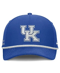 Men's and Women's Nike Royal Kentucky Wildcats Rope Rise Adjustable Hat