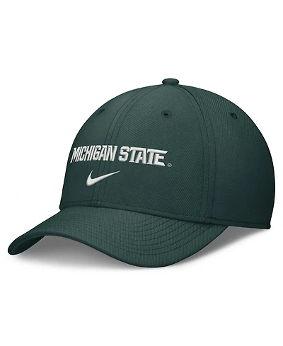 Men's Nike Green Michigan State Spartans Rise On-Field SwooshFlex Dri-fit Flex Hat