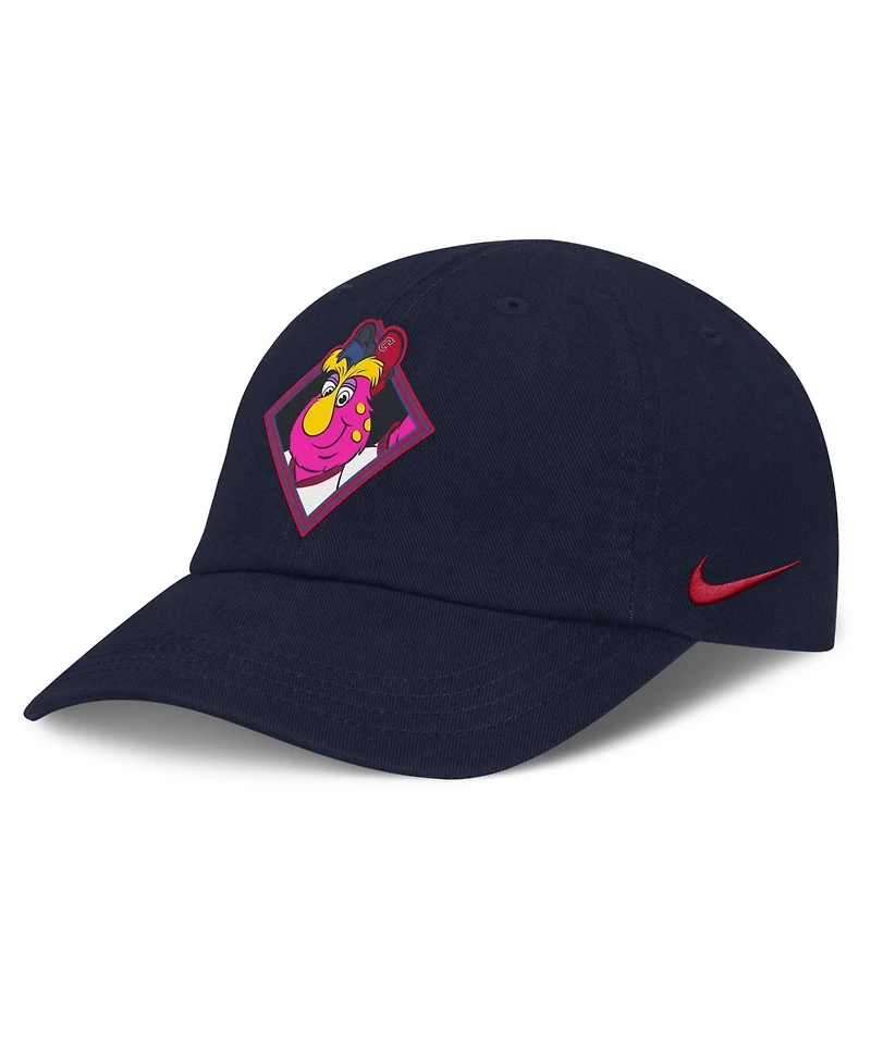 Baby Boys and Girls Nike Navy Cleveland Guardians Mascot Club Flex Hat