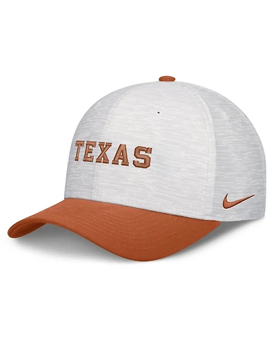 Nike Men's and Women's White/Texas Orange Texas Longhorns Primetime Rise Adjustable Hat