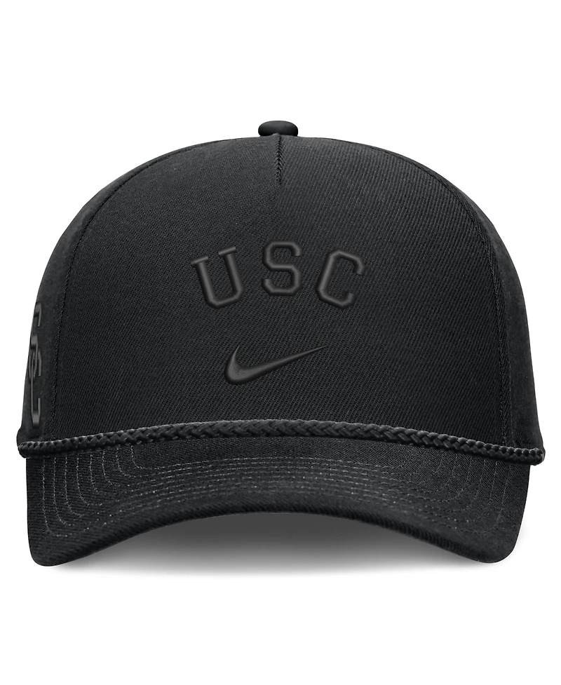 Nike Men's and Women's Usc Trojans Campus Prep Tonal Rope Rise 5-Panel Adjustable Hat