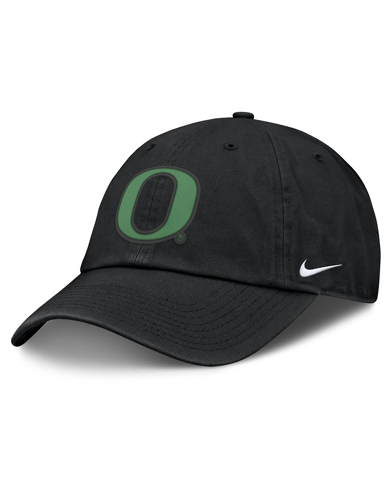 Nike Men's Black Oregon Ducks Club Dri-fit Adjustable Hat