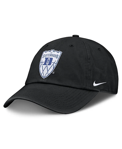 Nike Men's Black Duke Blue Devils The Sisterhood Club Adjustable Hat