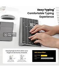 Lofree Wireless Scissor-Switch Silent Keyboard and Mouse Set