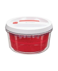 Cat Cora Quickspin 2-Piece One-Handed Pump Salad Spinner and Lettuce Knife