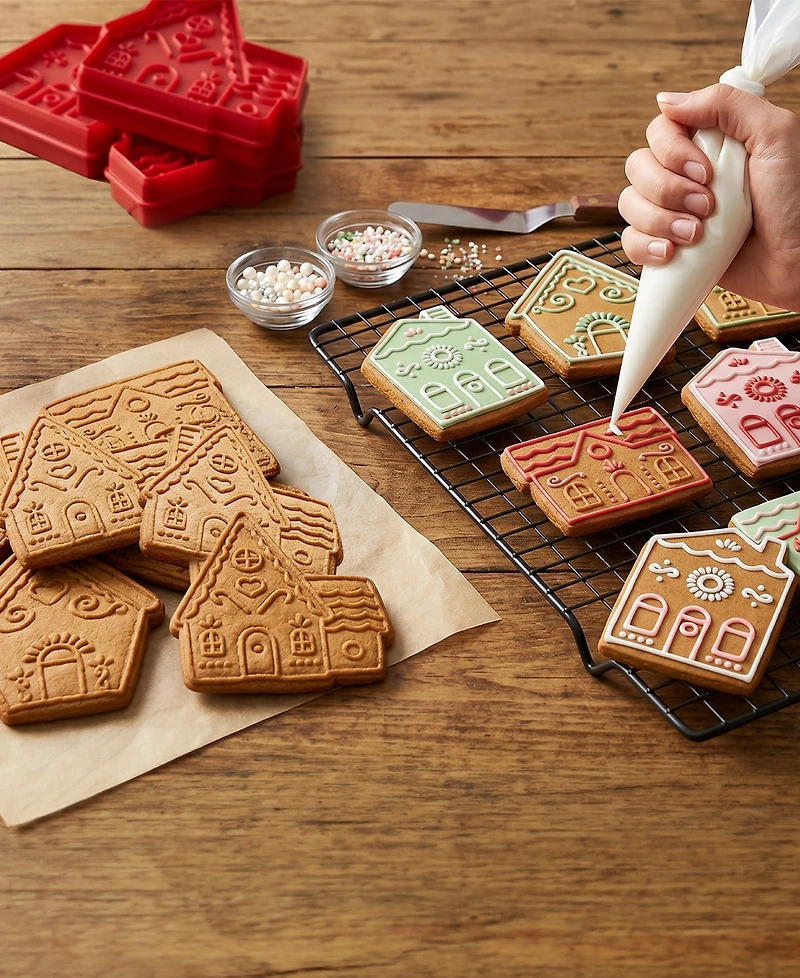 King Arthur Baking Company 8-Piece Holiday Village Cookie Cutter Set