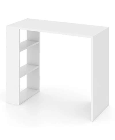 Sugift 36-Inch Computer Desk with 3 Open Shelves for Home Office