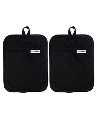 Cat Cora Heavyweight Quilted Cotton Pot Holders, Set of 2